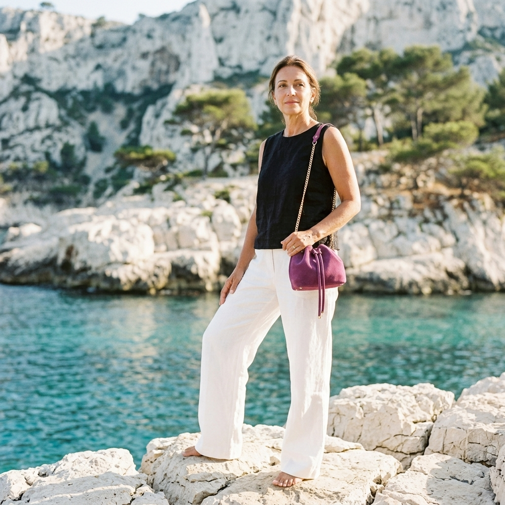 Sac sceau prune shooting calanques l'artisane